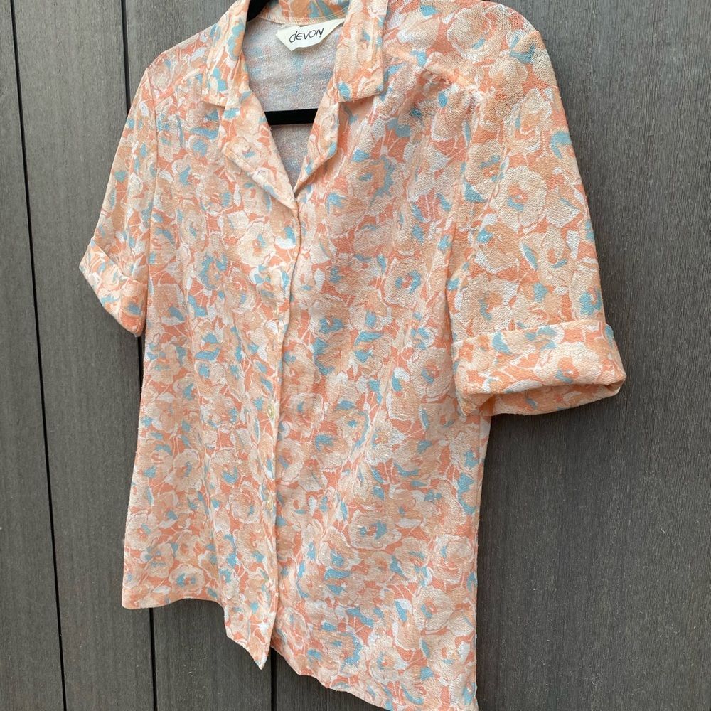 Vintage Devon Polyester Blouse - image 3